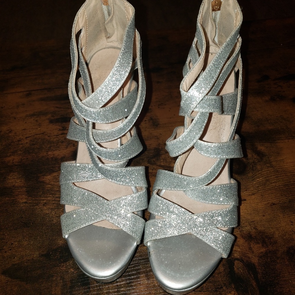Silver heels